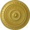 Ekena Millwork Christopher Ceiling Medallion, Hand-Painted Rich Gold, 26 5/8"OD x 2 1/4"P CM26CSRGS - alternate 1